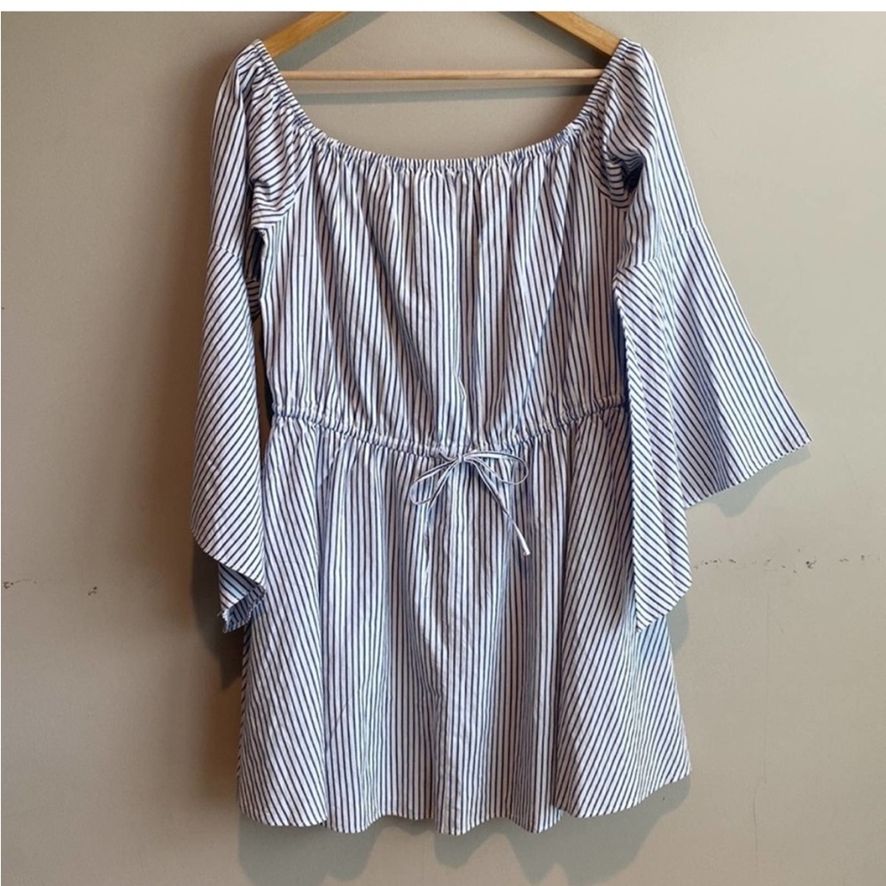 Lovers + Friends Stay Dress Stripe L - Picture 2 of 6